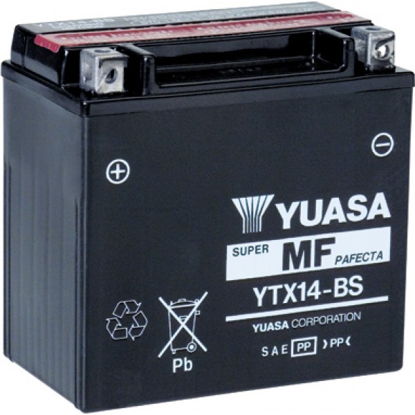 Μπαταρία YUASA YTX14-BS (YTX14-4, GTX14-BS,UTX14-BS, 14BS) AGM 